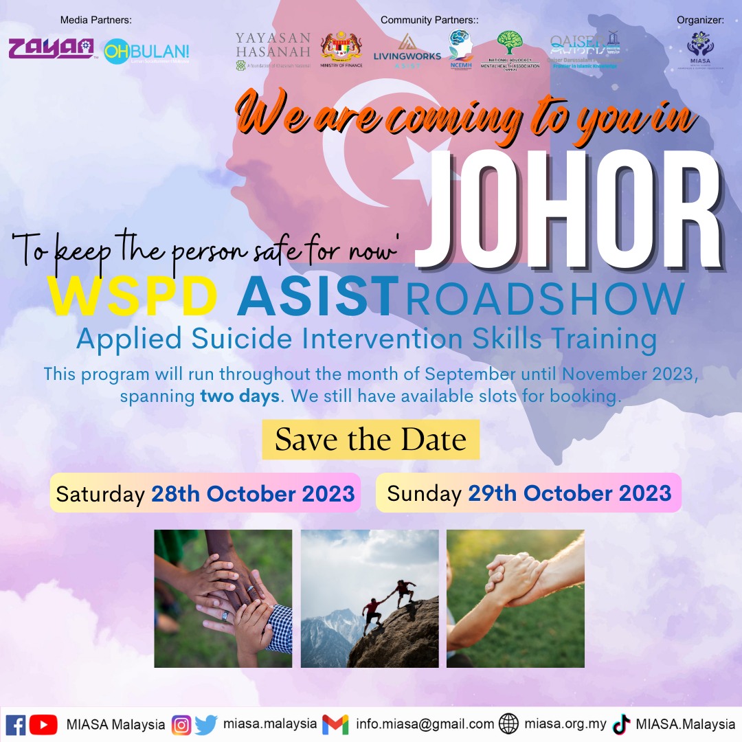 MIASA - In conjunction with World Suicide Prevention Day (WSPD) on 10 ...