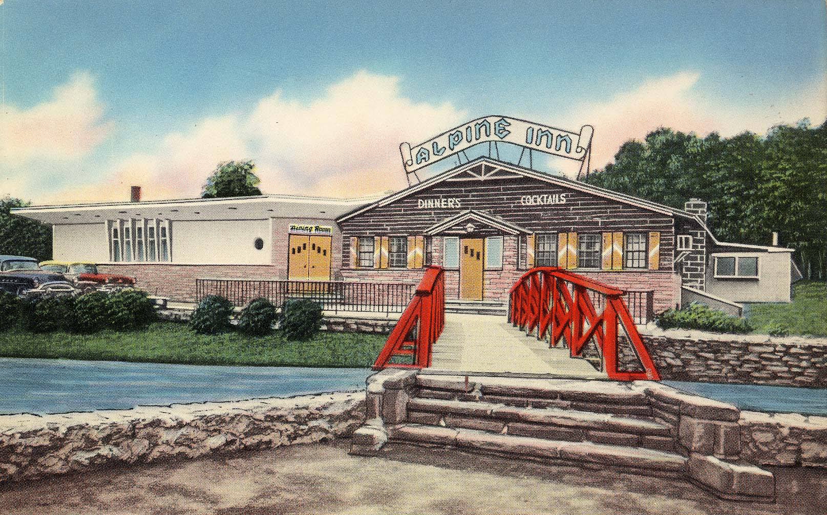 Delaware - Springfield Twp. Alpine Inn PC 1955 ETA: ALPINE INN ...