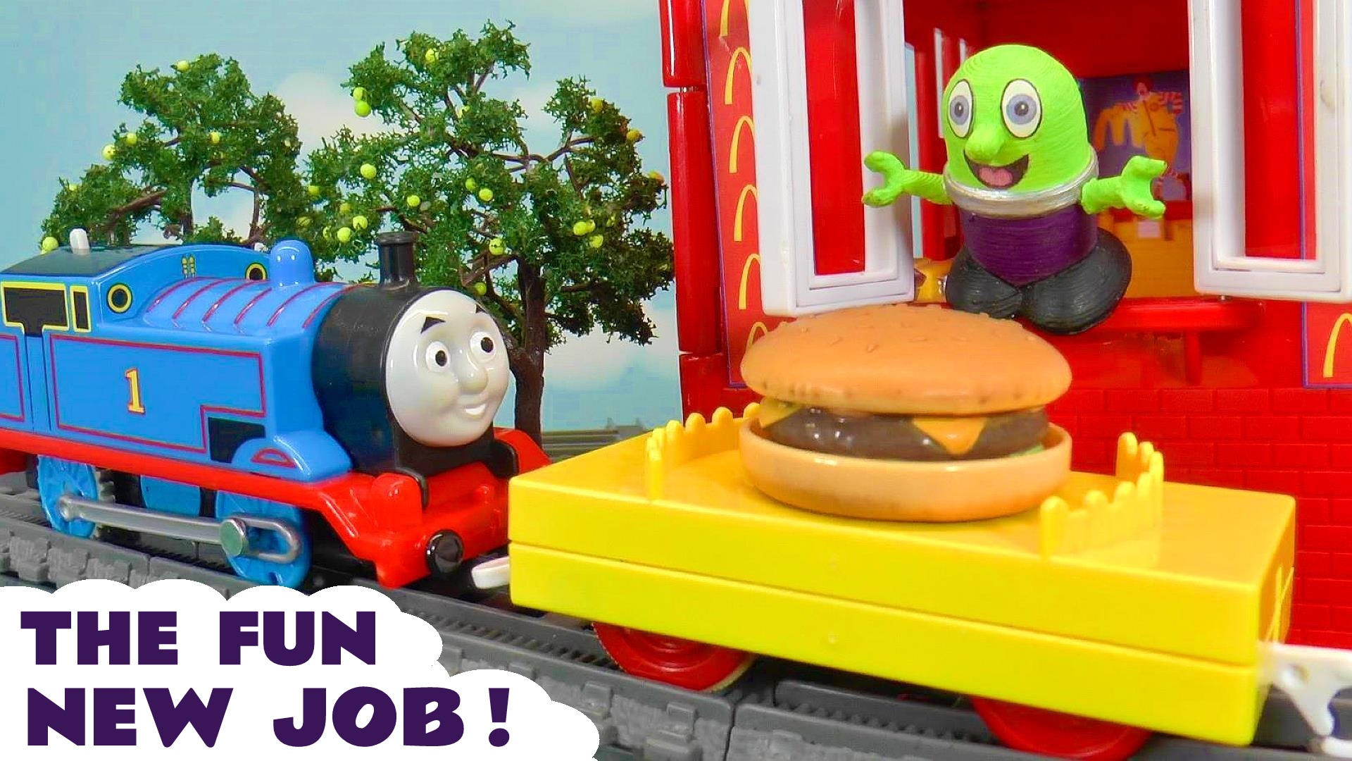 Toytrains4u - NEW video - Thomas and a Funling try running...