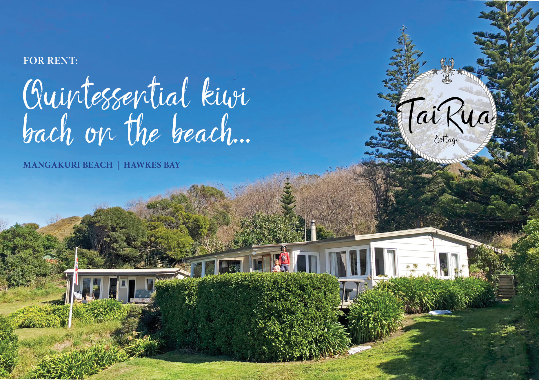 Tai Rua Cottage, Mangakuri Beach | Havelock North