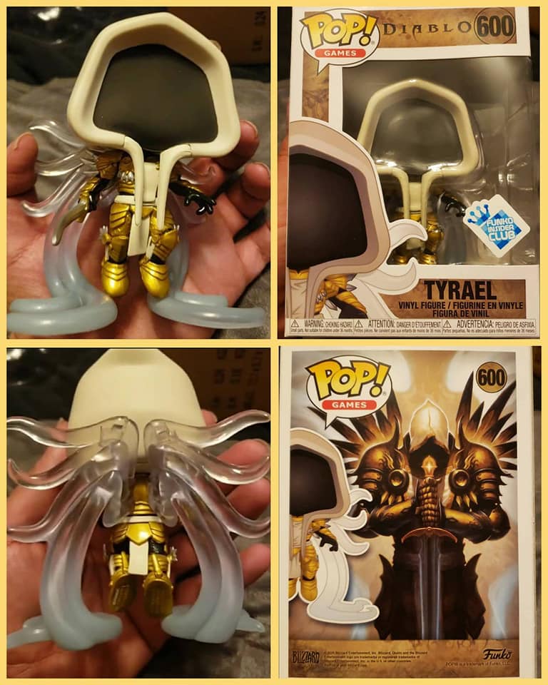 A look at the Diablo: Tyrael Funko Pop A E3 Gamestop exclusive