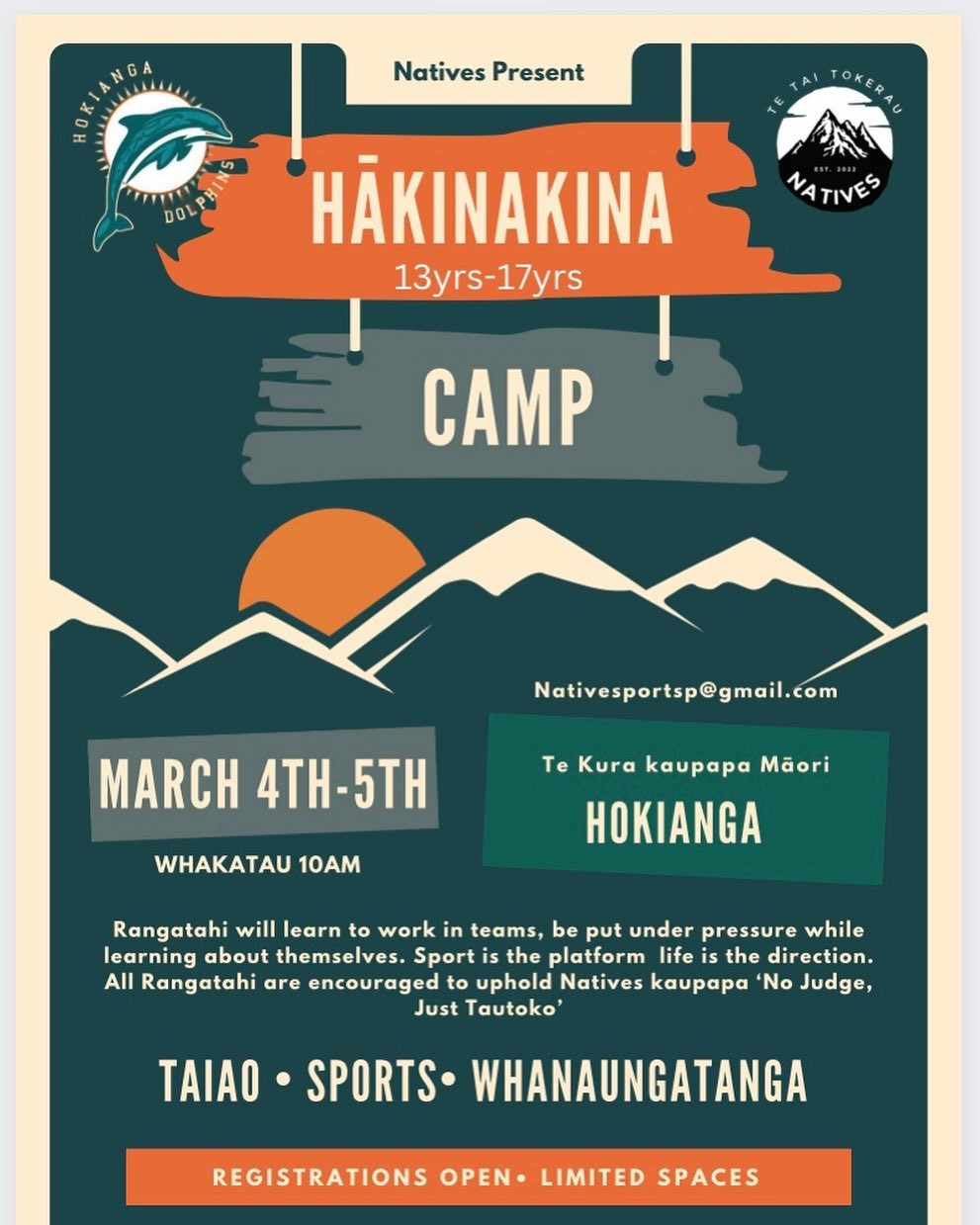 🏄🏽 Rangatahi Sports Camp... - Native Sports Performance