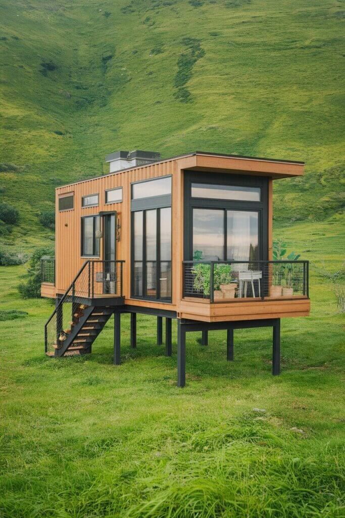 Container - Picture a sleek, modern home sitting beautifully in your ...