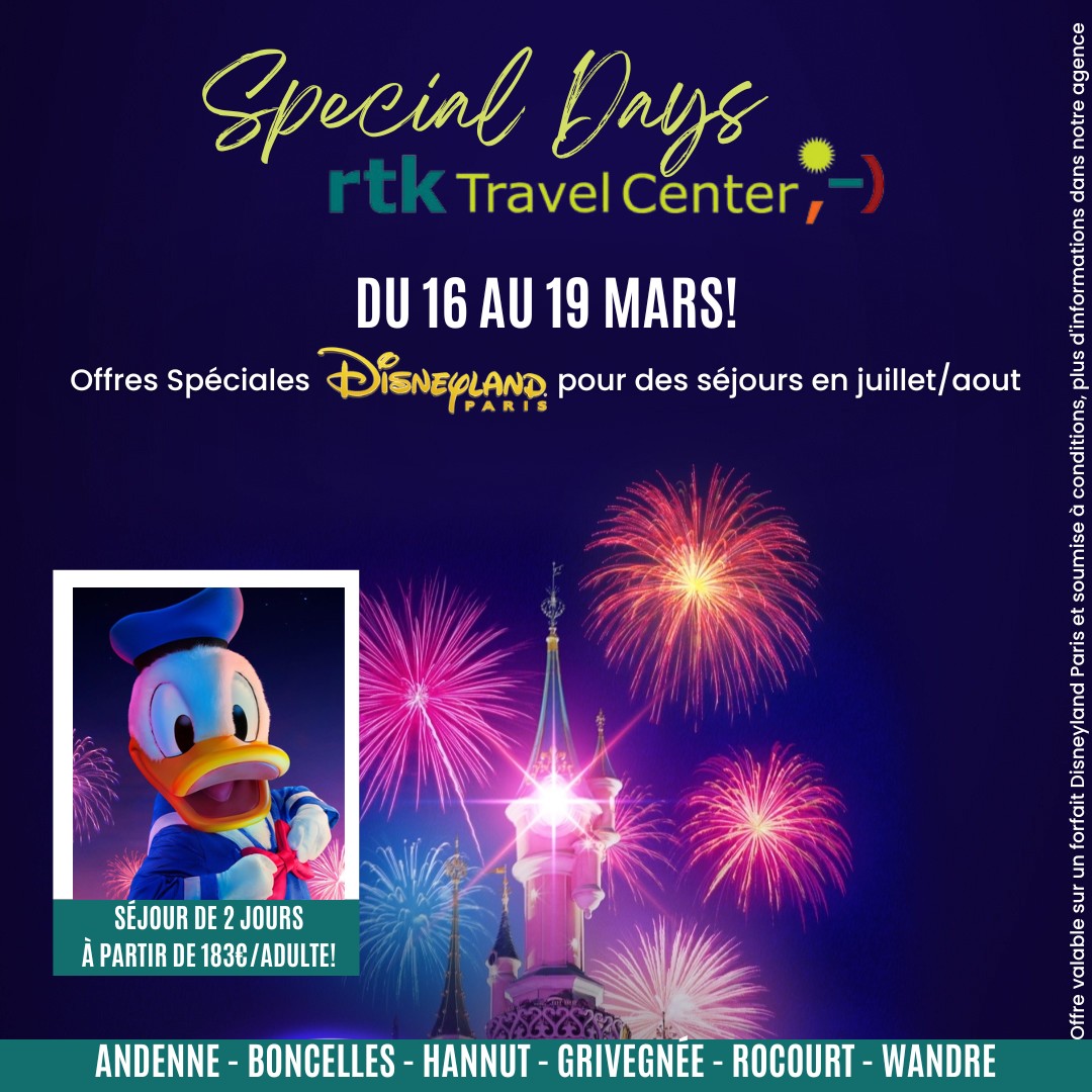 #SPECIALDAYS OFFRES... - RTK Travel Center Rocourt