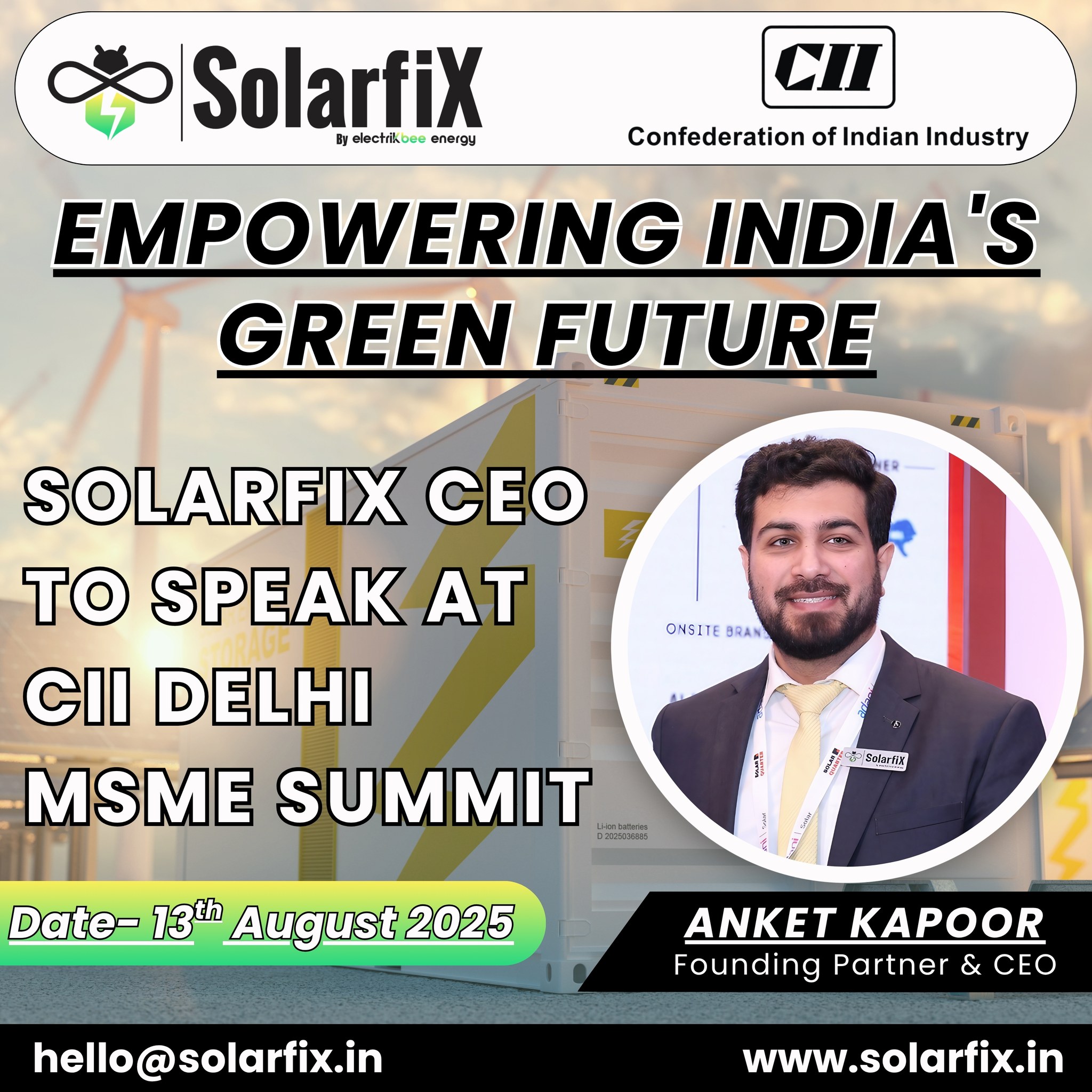 SolarfiX - 🌍 Empowering India’s Green Future! We’re proud to announce ...