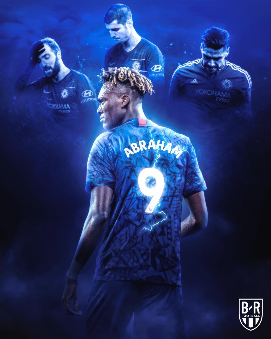 Tammy Abraham is taking over the No. 9 shirt at Chelsea. Good luck 😬