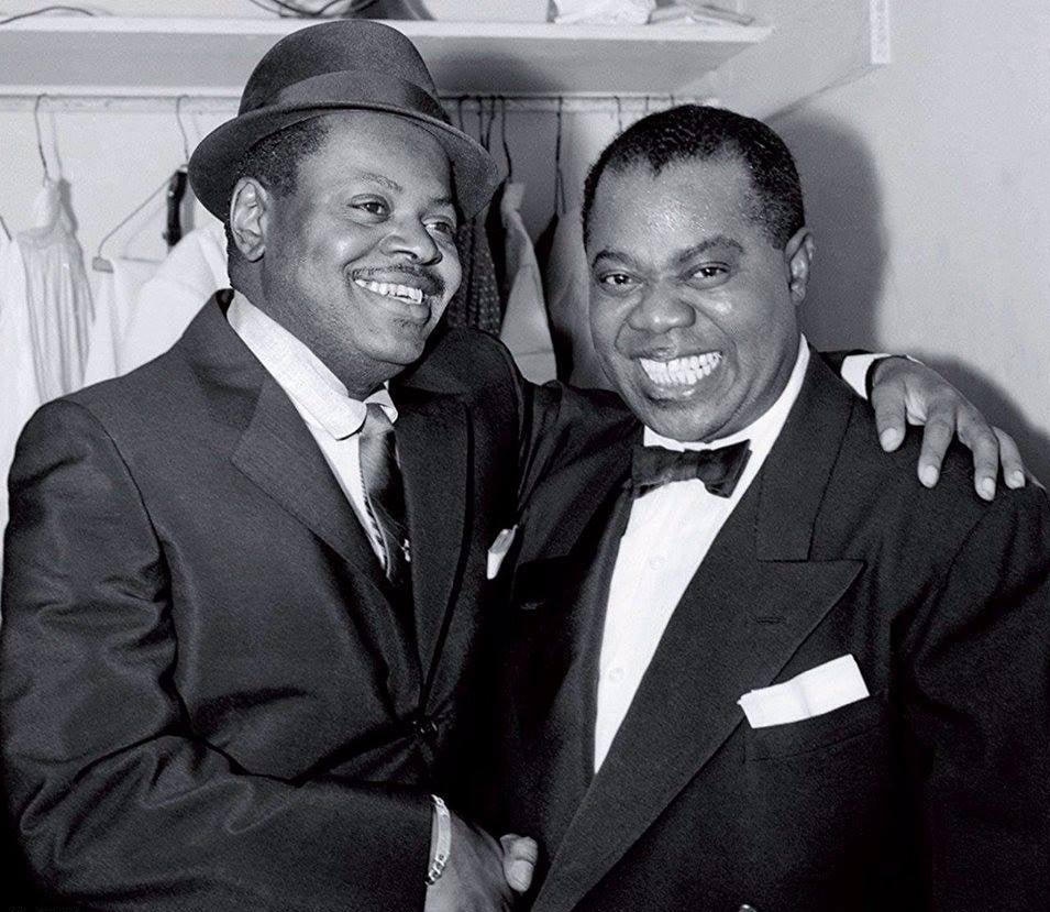 Oscar Peterson & Louis Armstrong, Photo cover from the : “Louis