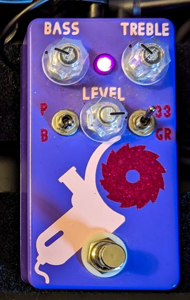 NPD Demonfx DFG Gravity Overdrive left-TS10 right-Klon great pedal