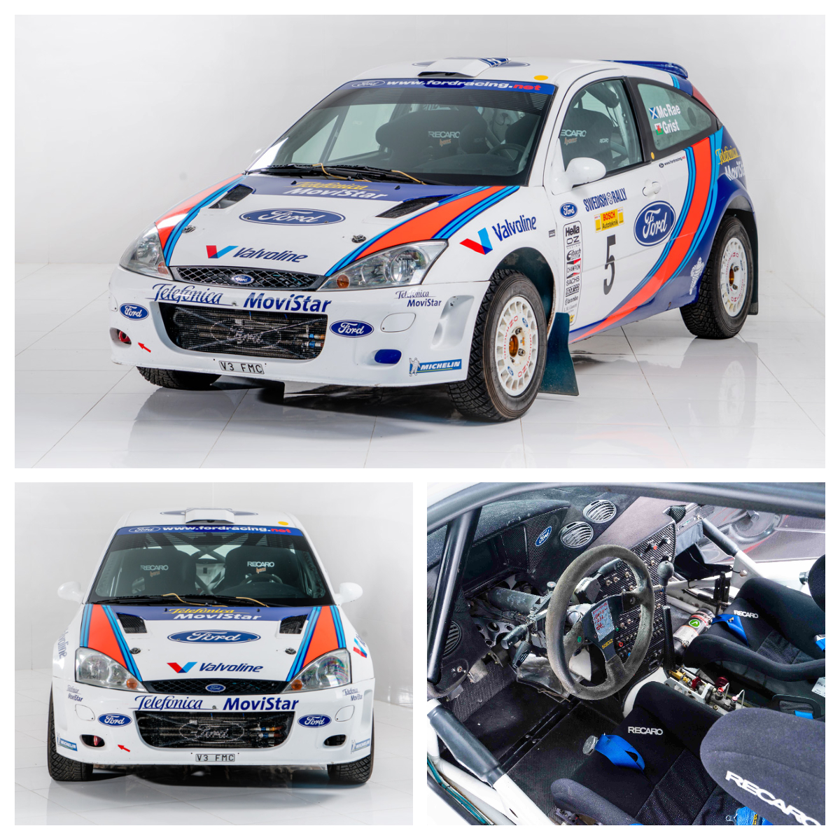 Replica Ford Focus RS WRC made by a crazy McRae fan Barry Jeynes!