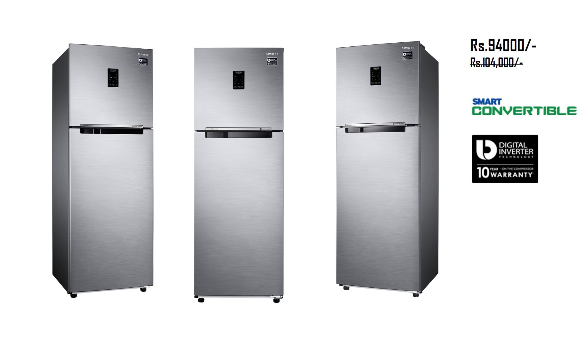 Dcart - SAMSUNG REFRIGERATOR - RT34 Top Mount Freezer with... | Facebook
