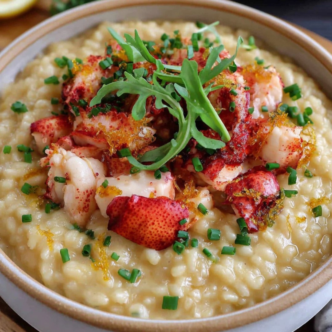 Grande - Risotto crémeux au homard et zestes d’agrumes 👨👩👧👦 Pour : 2 ...