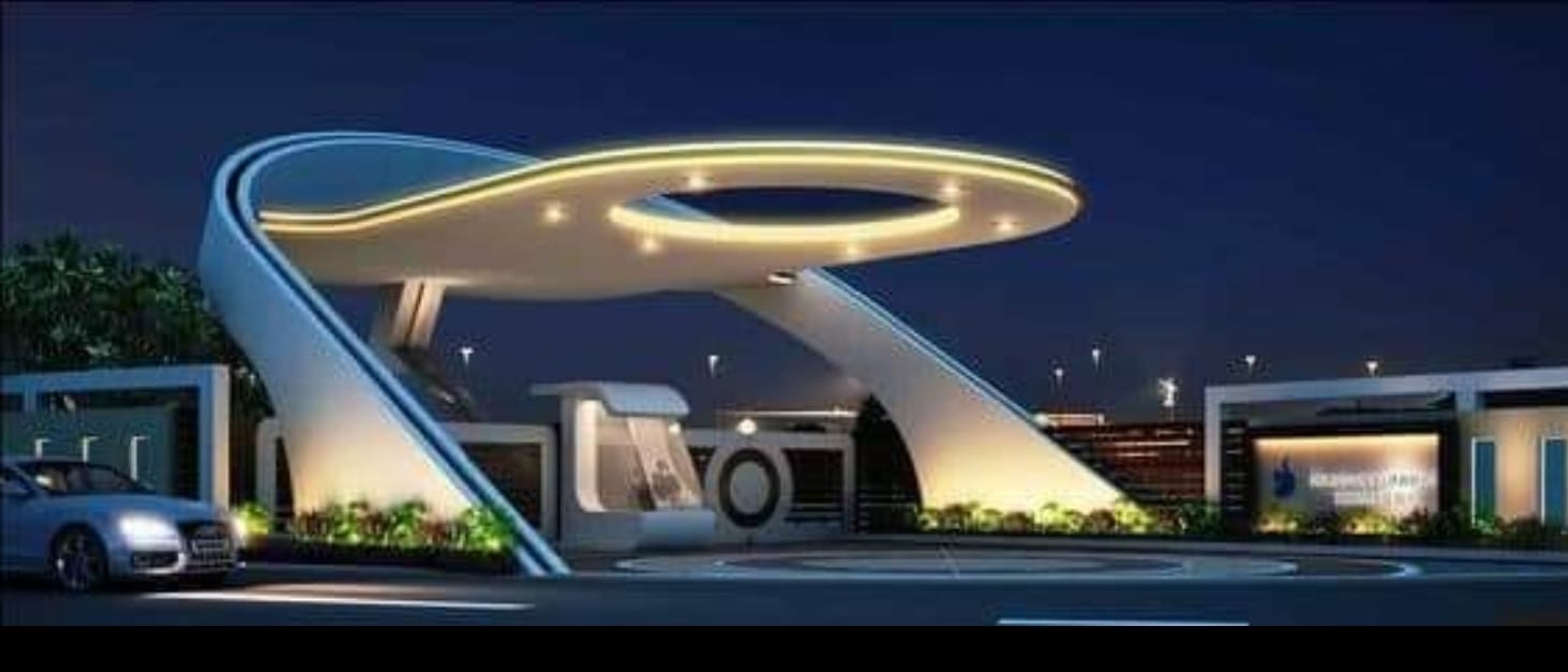 Modern Entrance Gate Design For Township