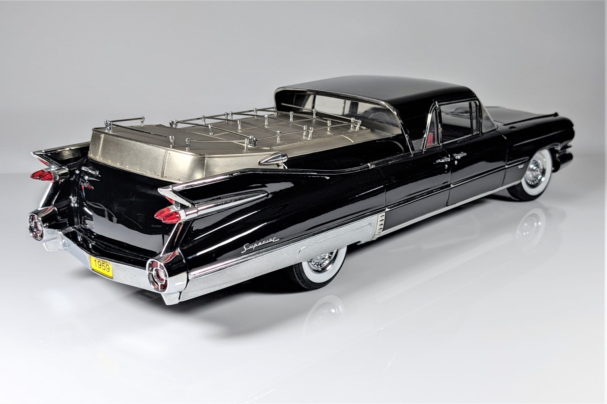 1959 Cadillac Superior flower car model by Precision Diecast