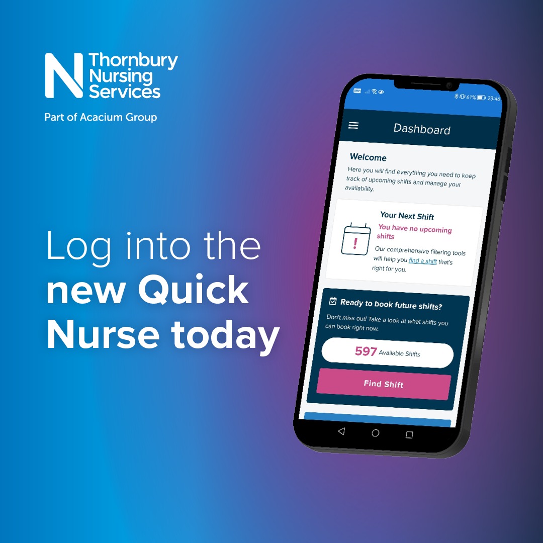 With our old app shutting... - Thornbury Nursing Services