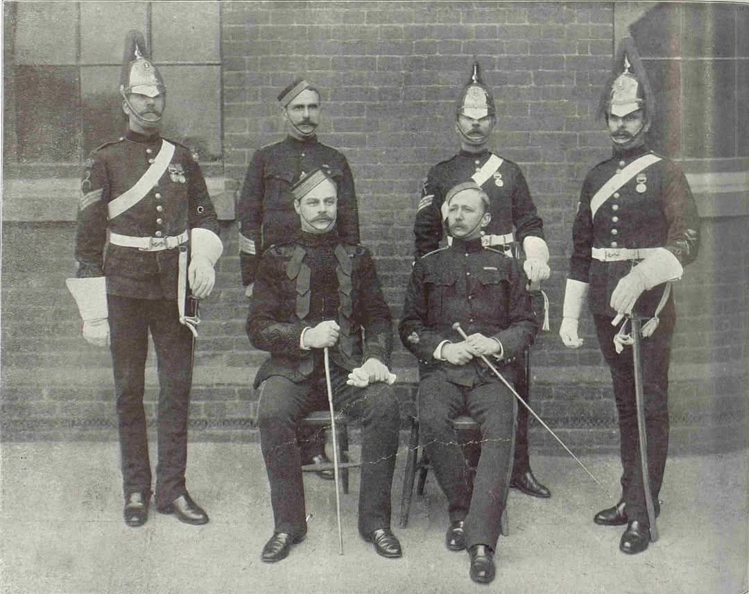 Under - Some officers and NCO's of the 1st (Kings) Dragoon Guards ...