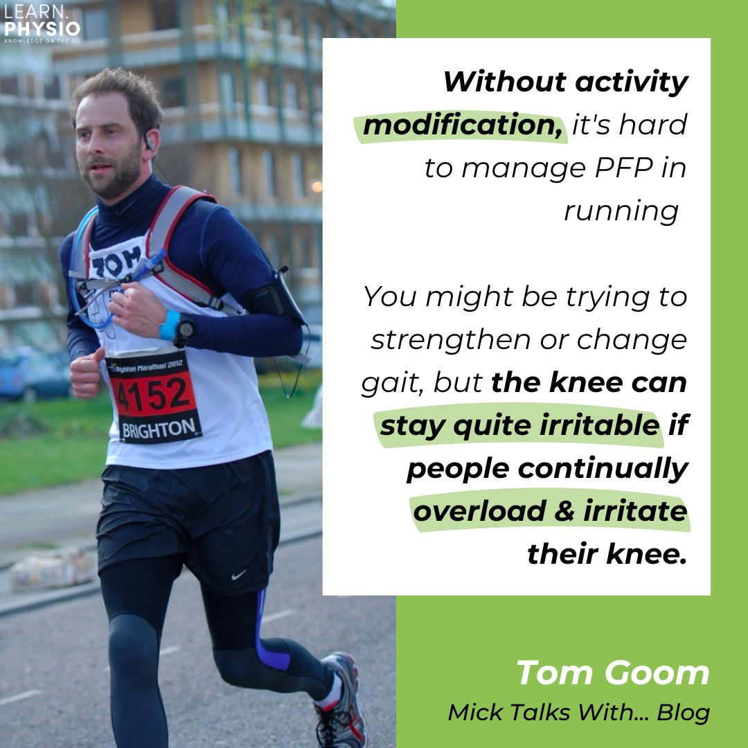 Learn.Physio - 🦵🏼 Activity modification is key in reducing...