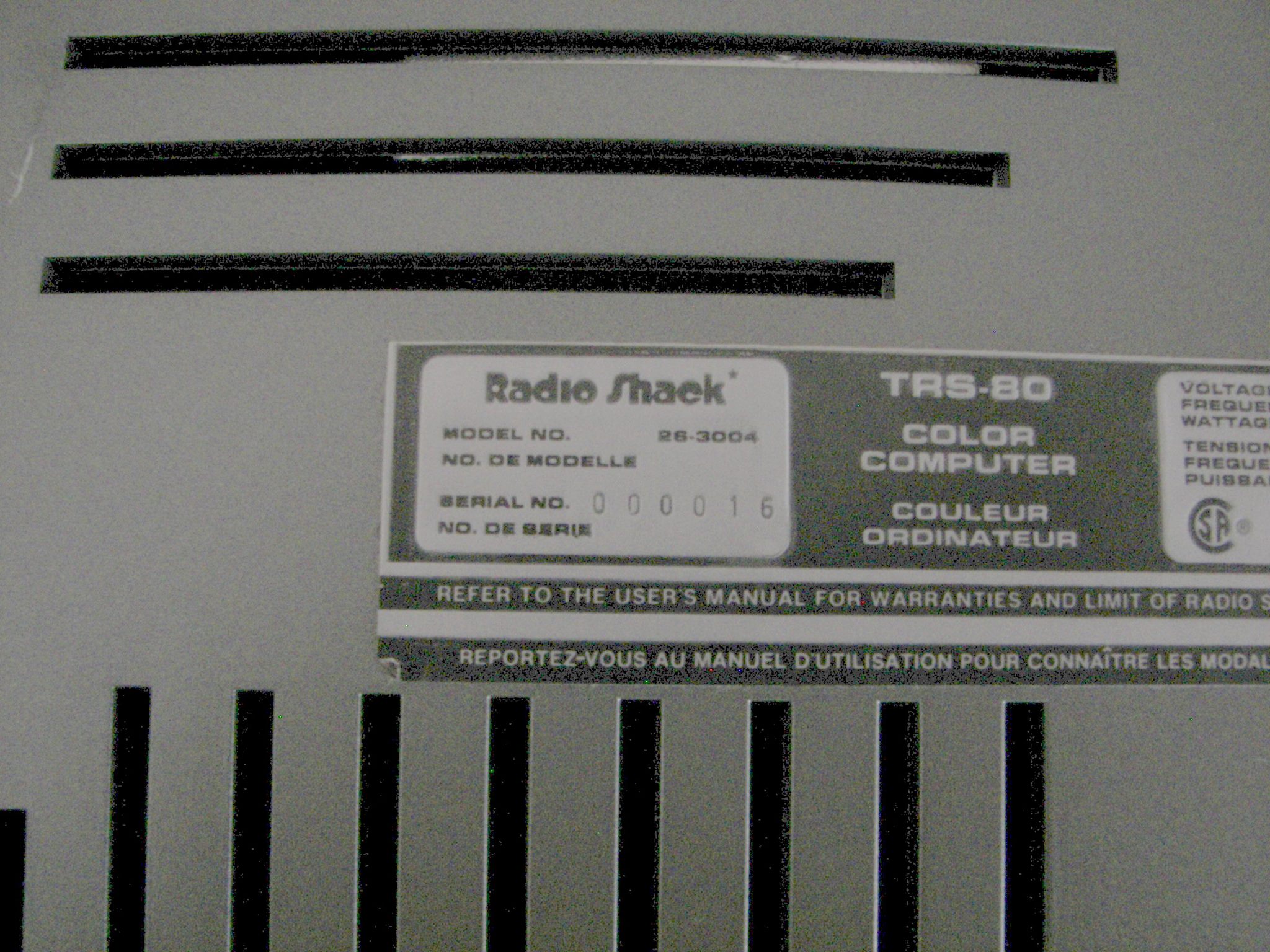 Vintage computer find: proto-Coco serial number 386