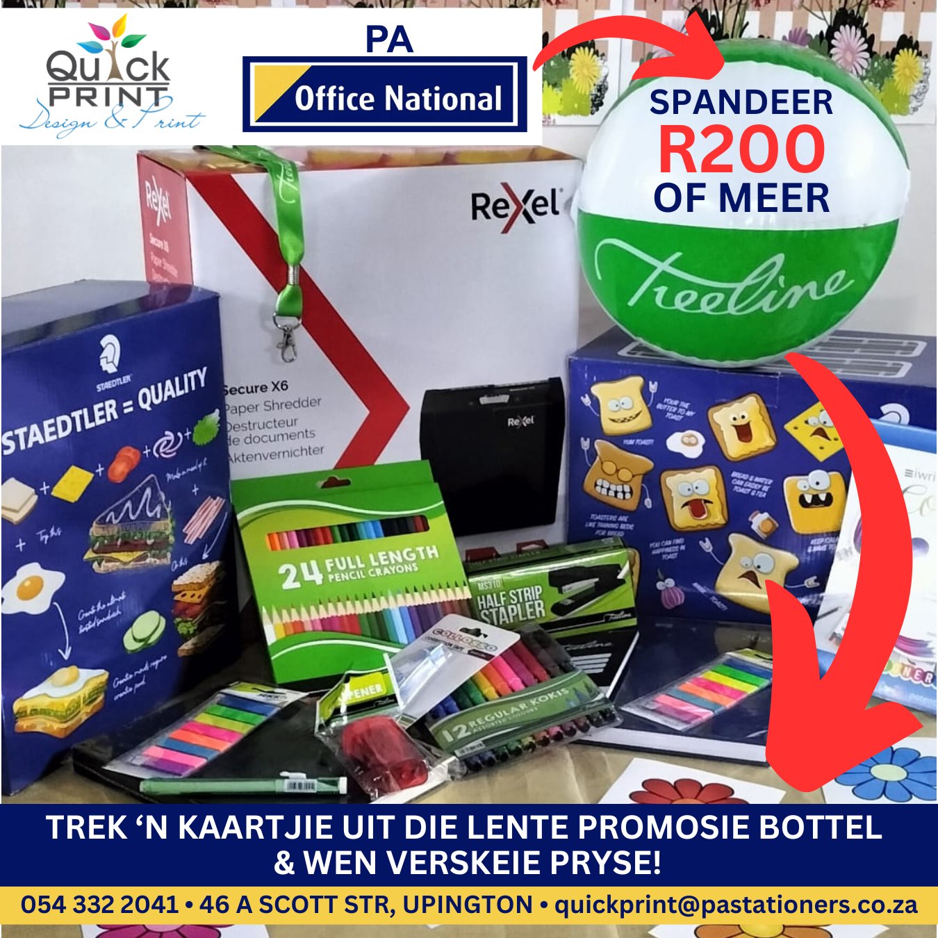 PA - Spandeer R200 of meer by PA Stationers / Quick Print - Upington en ...