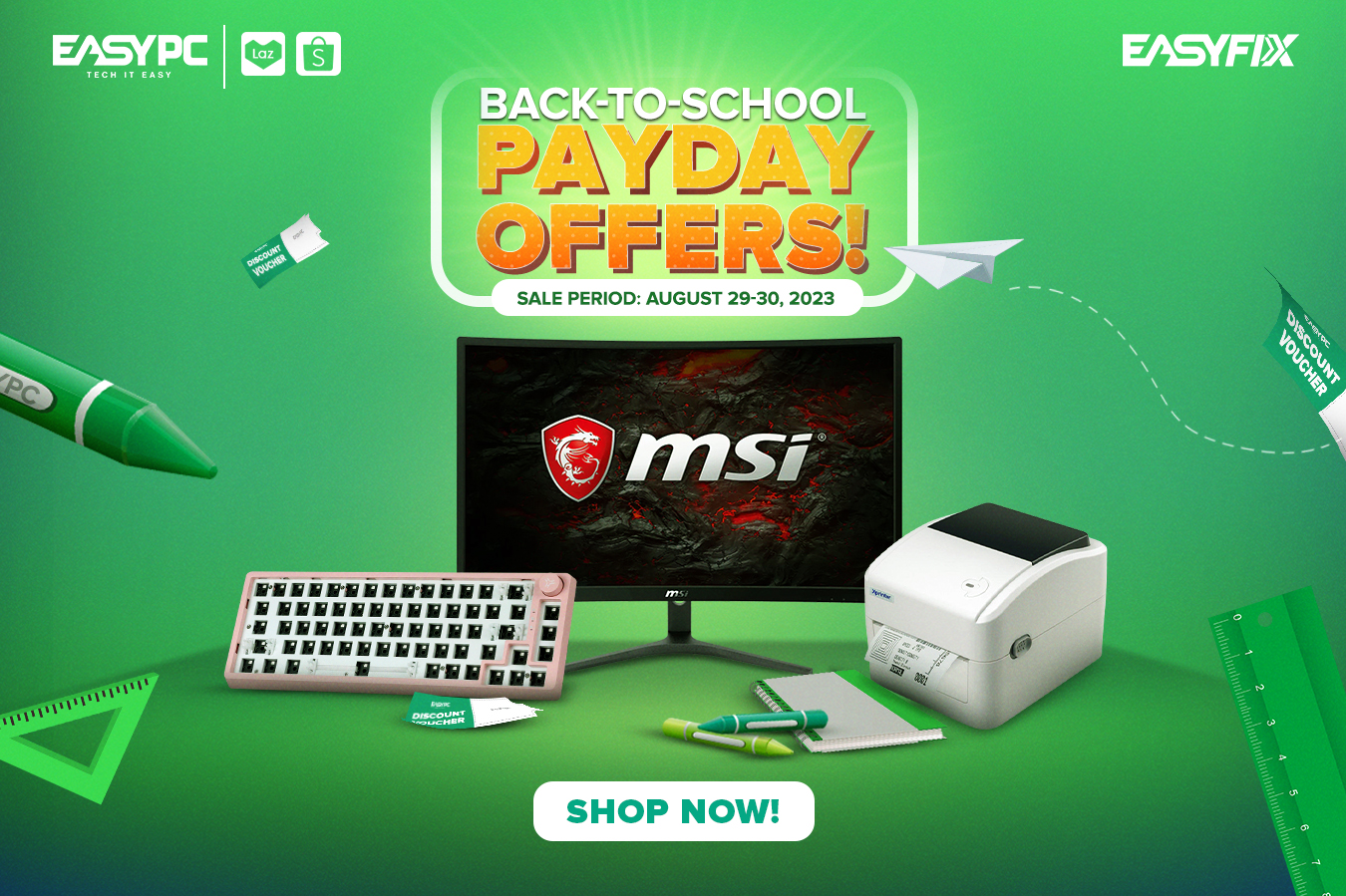 EASY PC - It's back-to-school time and that means it's...