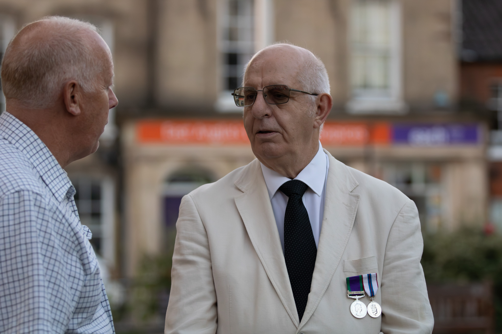 Attleborough - Attleborough RBL Member, Cllr. Anthony Adams wearing his ...