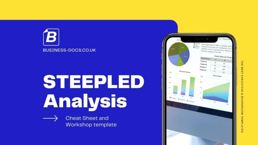 Business - STEEPLED Analysis Template with Cheat Sheet and Workshop PPT ...