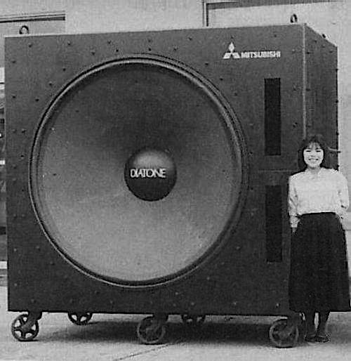 Mitsubishi Electric DIATONE SOUND 本体 Diatone speaker from Mitsubishi. Diatone was a loudspeaker
