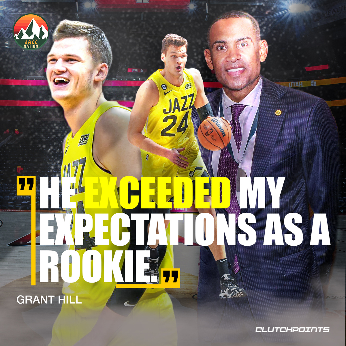 Jazz - Walker Kessler as a rookie: 9.2 PPG 8.4 RPG 2.3 BPG 72.0 FG 