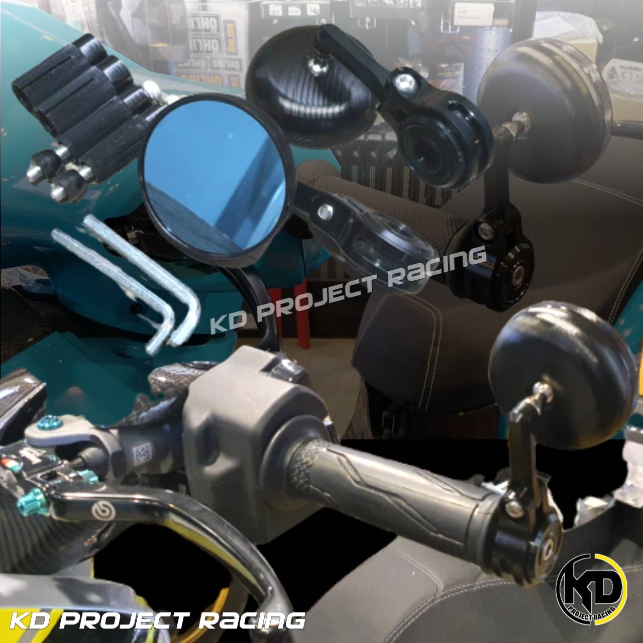 กระจกอลูมิเนียม CNC ทรงกลมขนาด 2.5นิ้ว... - KD Project Racing | Facebook
