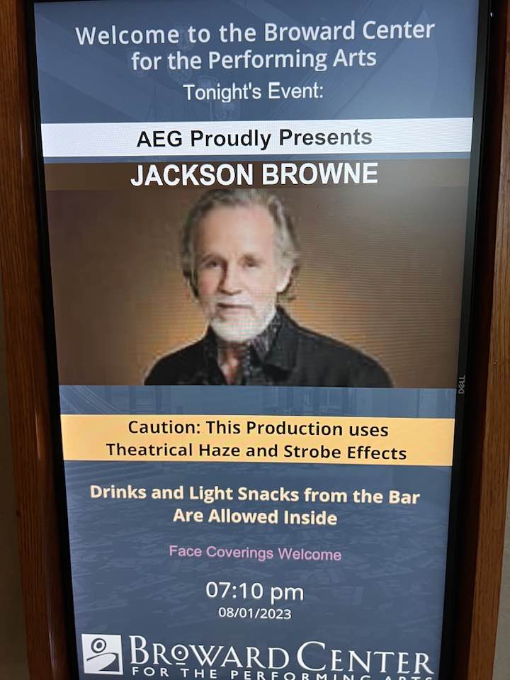 Jackson Browne's 1978 Notre Dame concert