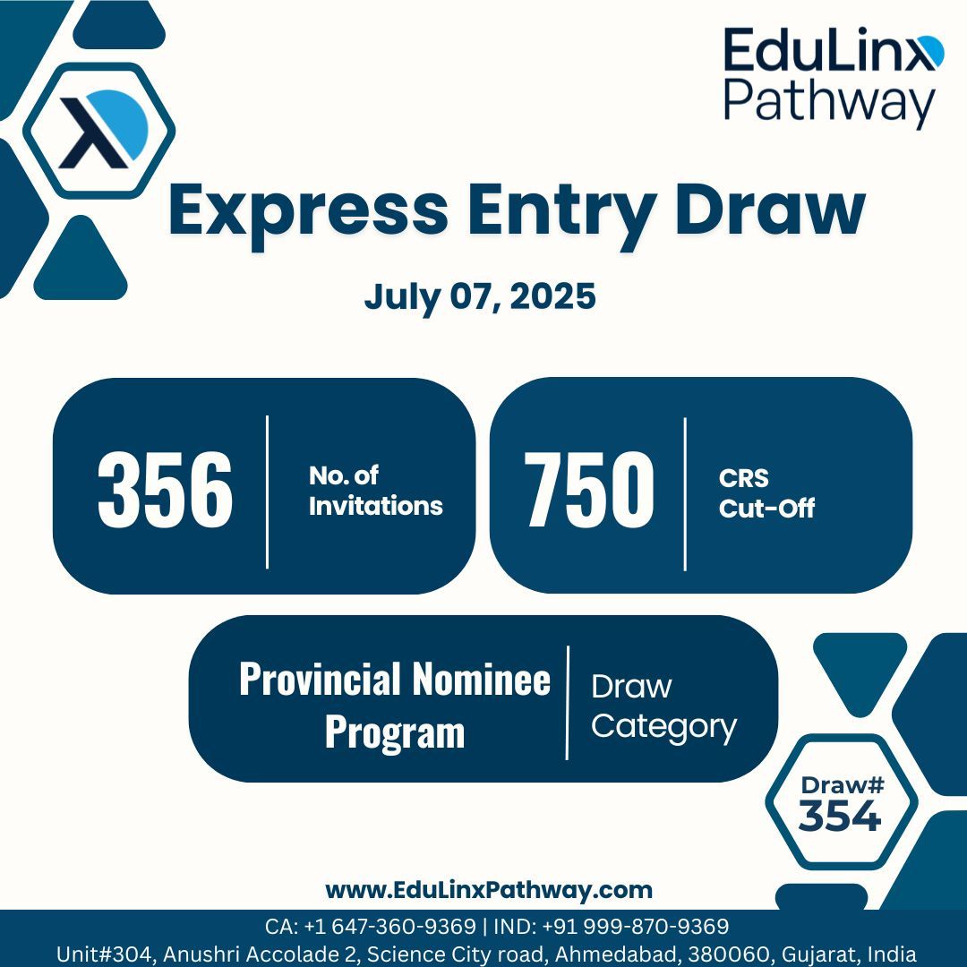 EdulinxPathway - 🌟 Canada’s Latest PNP Express Entry Draw is Here! 📅 ...
