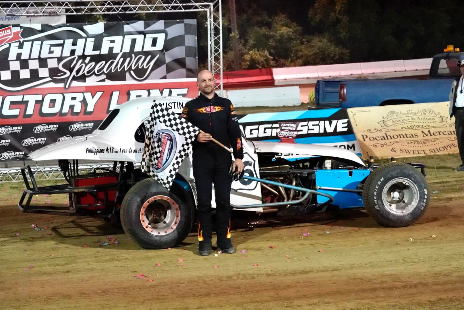 The Vintage Car Feature Race winner... - Highland Speedway | Facebook