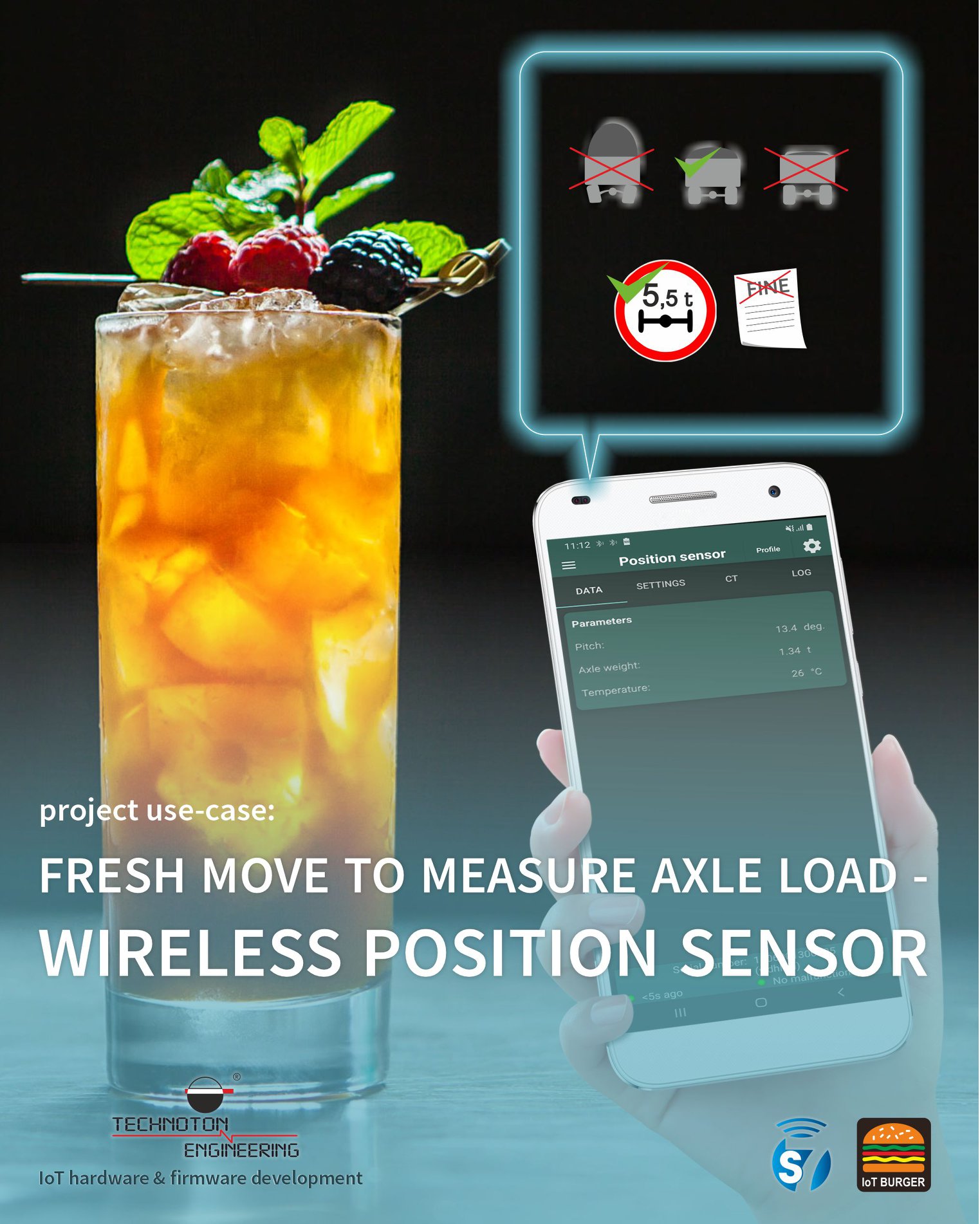 FRESH MOVE TO MEASURE AXLE LOAD - WIRELESS POSITION SENSOR New position ...