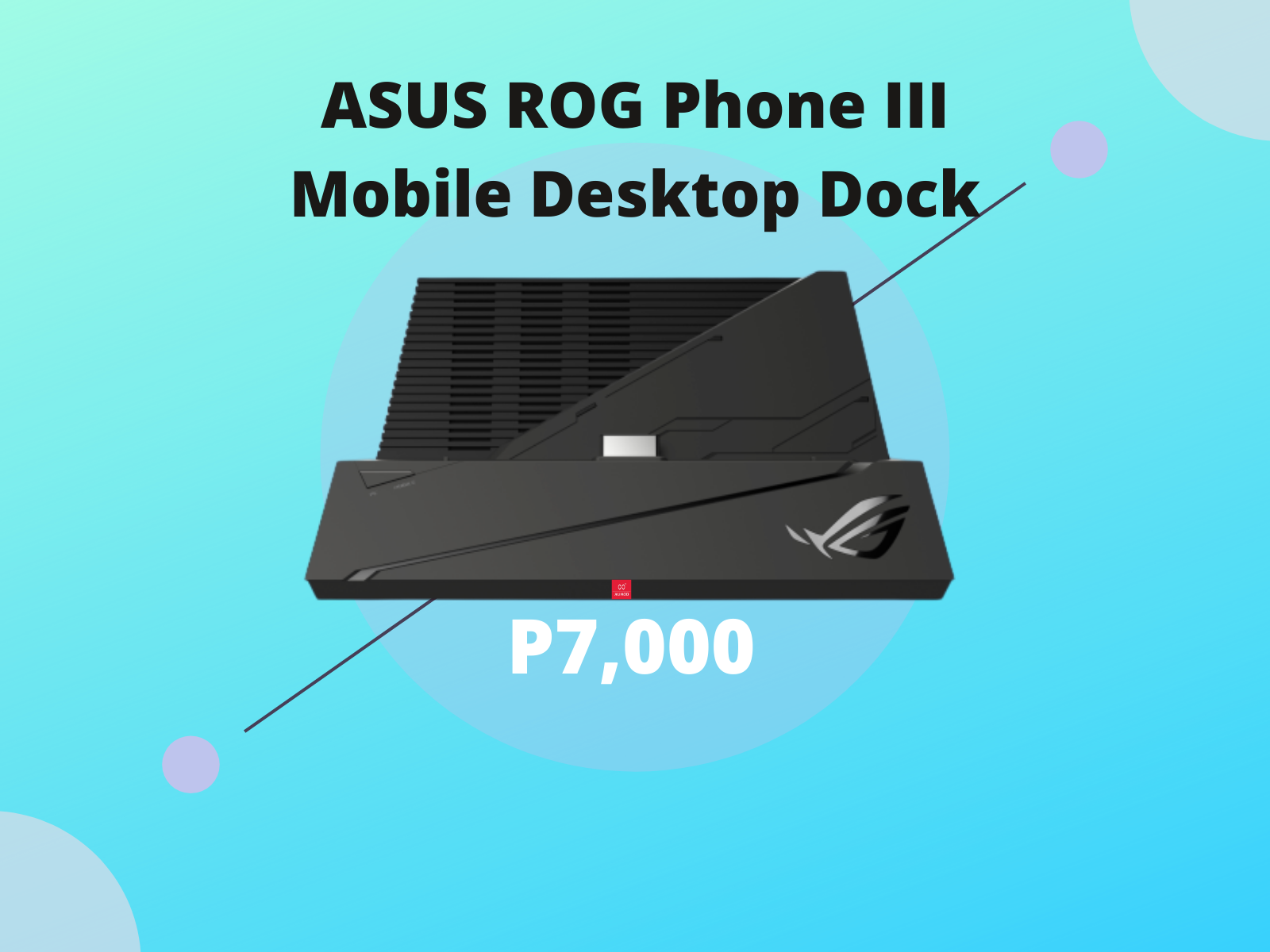 ASUS ROG Phone III Mobile Desktop Dock P7,000