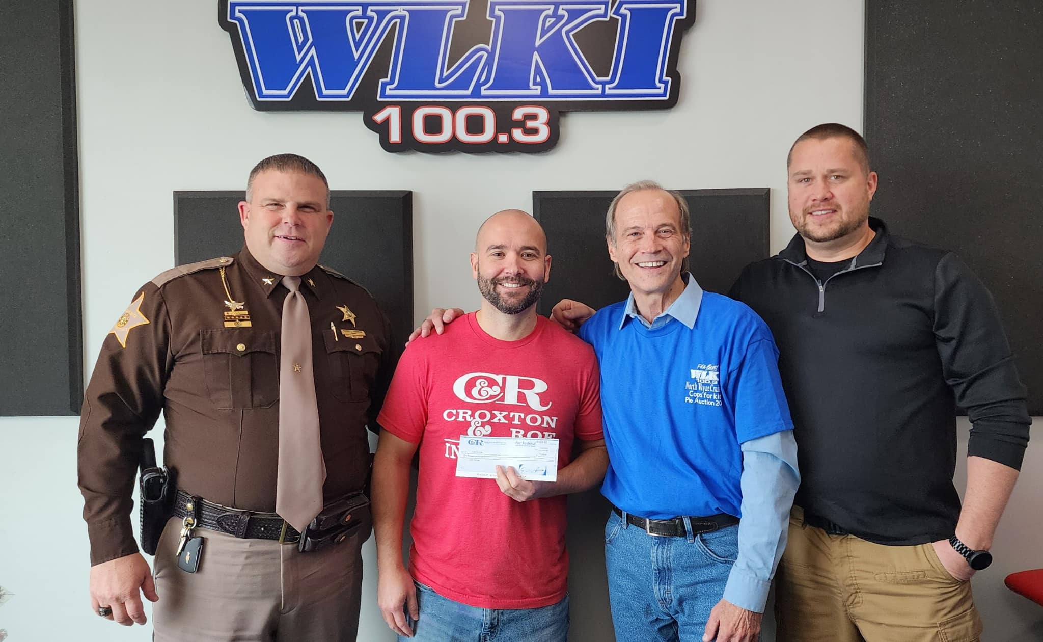 Angola - Joel Otis with Croxton and Roe; $1,000 donation | Facebook