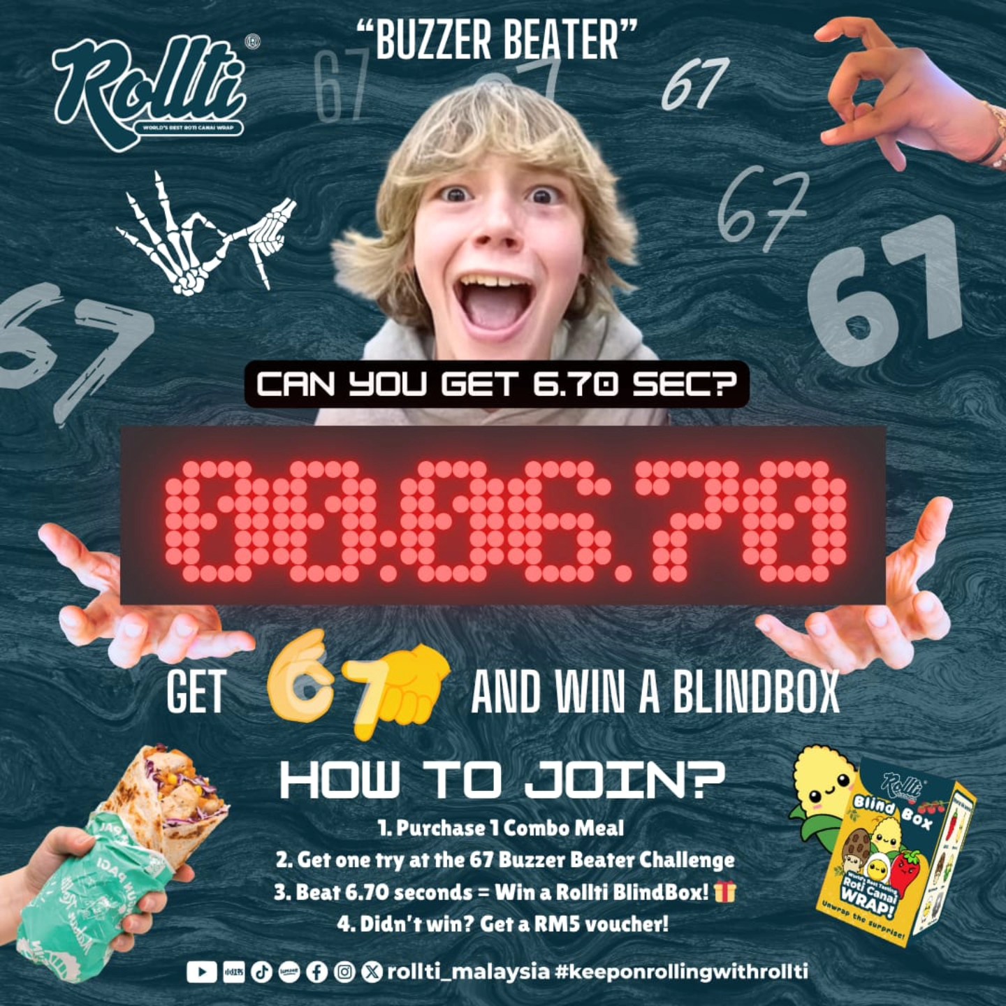 Rollti Malaysia - 🔥 THE REAL CHALLENGE IS HERE 🔥 Dulu can... | Facebook