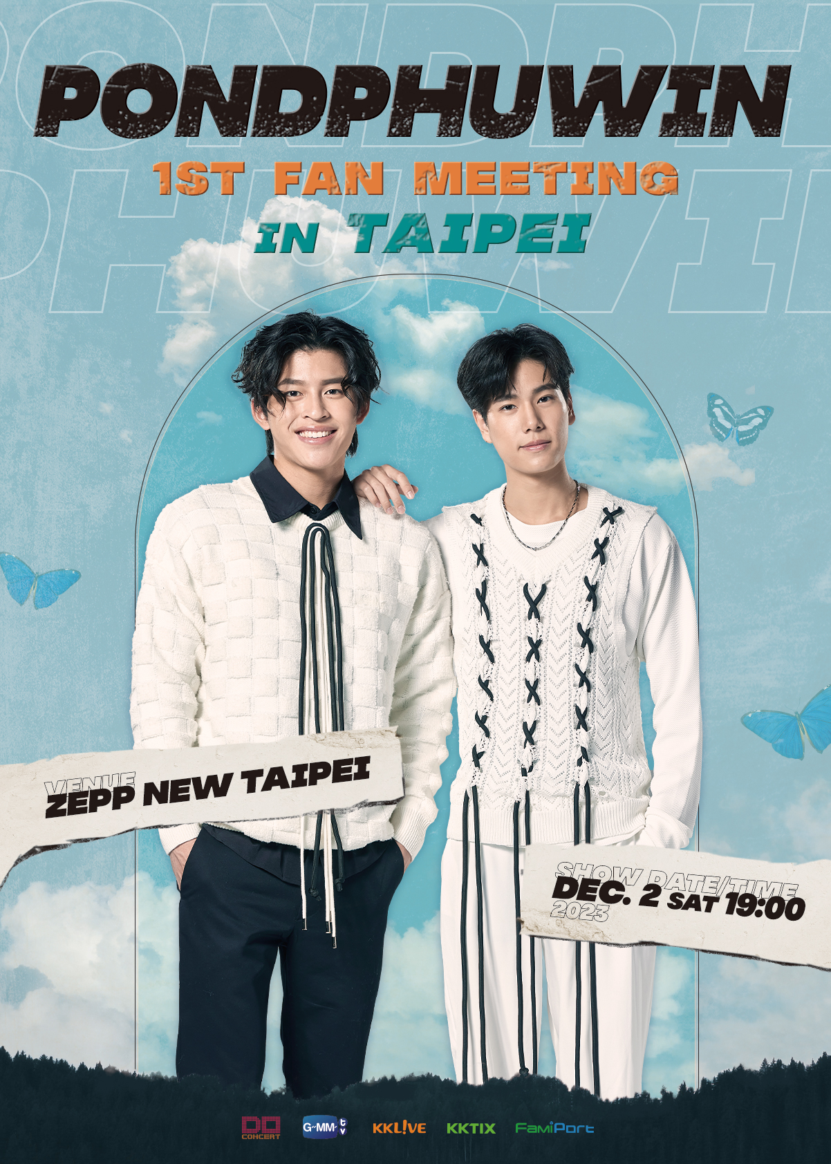 GMMTV 台北 PondPhuwin Taipei photoset