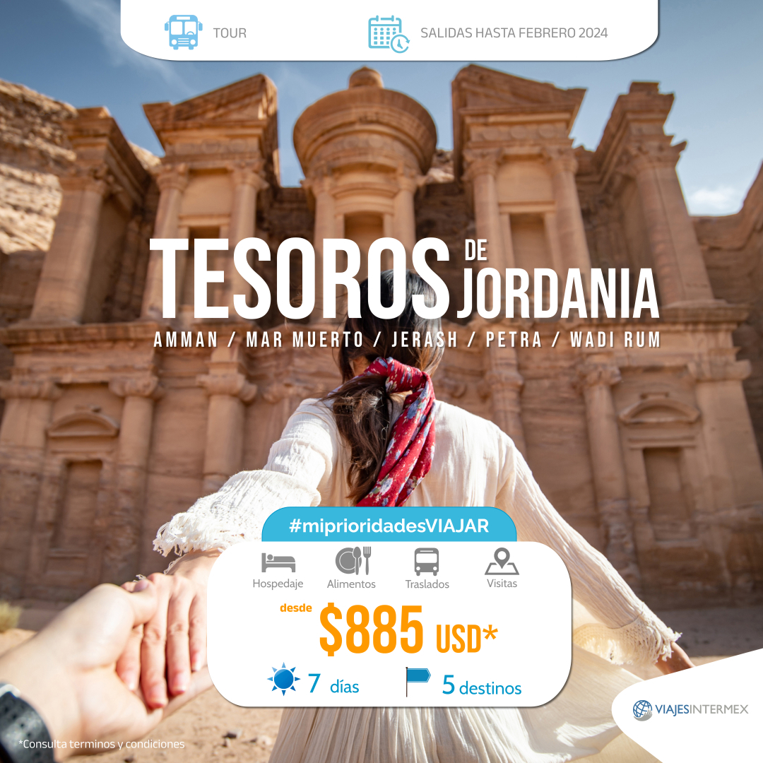 Viajes Intermex - 😍Recorre Jordania, Amman y Petra (una de...