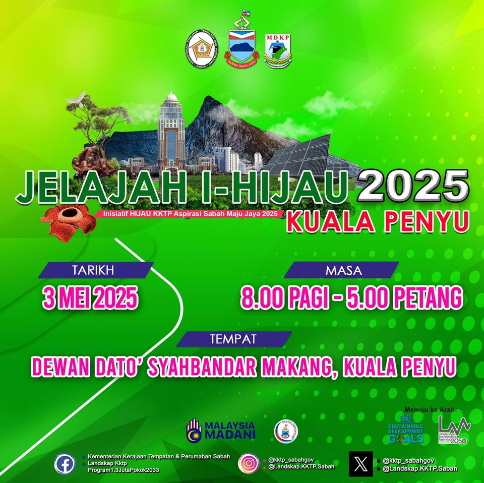 To - Jelajah I-Hijau 2025 Kuala Penyu 3 Mei 2025 Dewan Dato Syahbandar ...