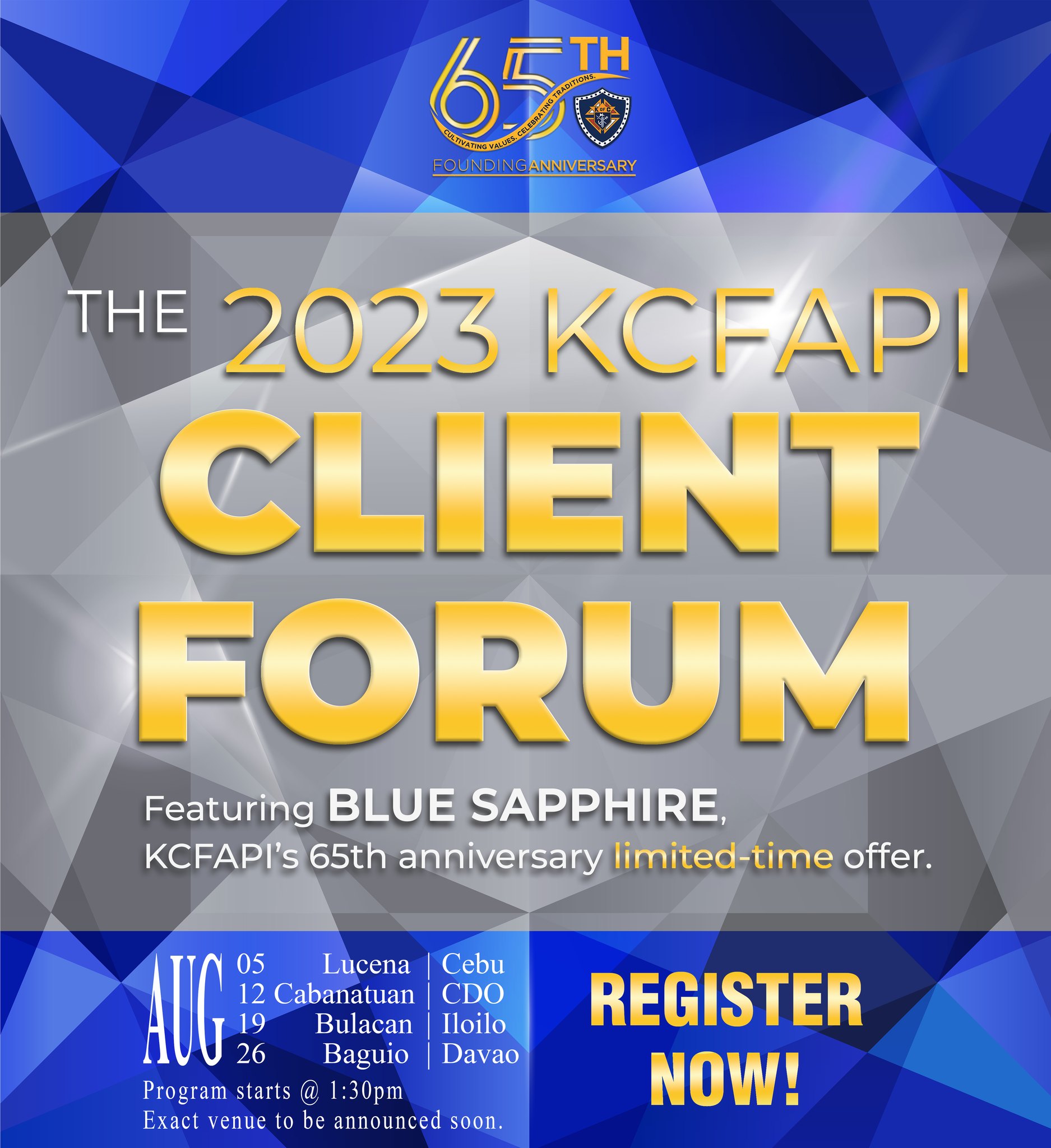 KCFAPI-FBG - Interested about our 65th Anniversary limited edition ...
