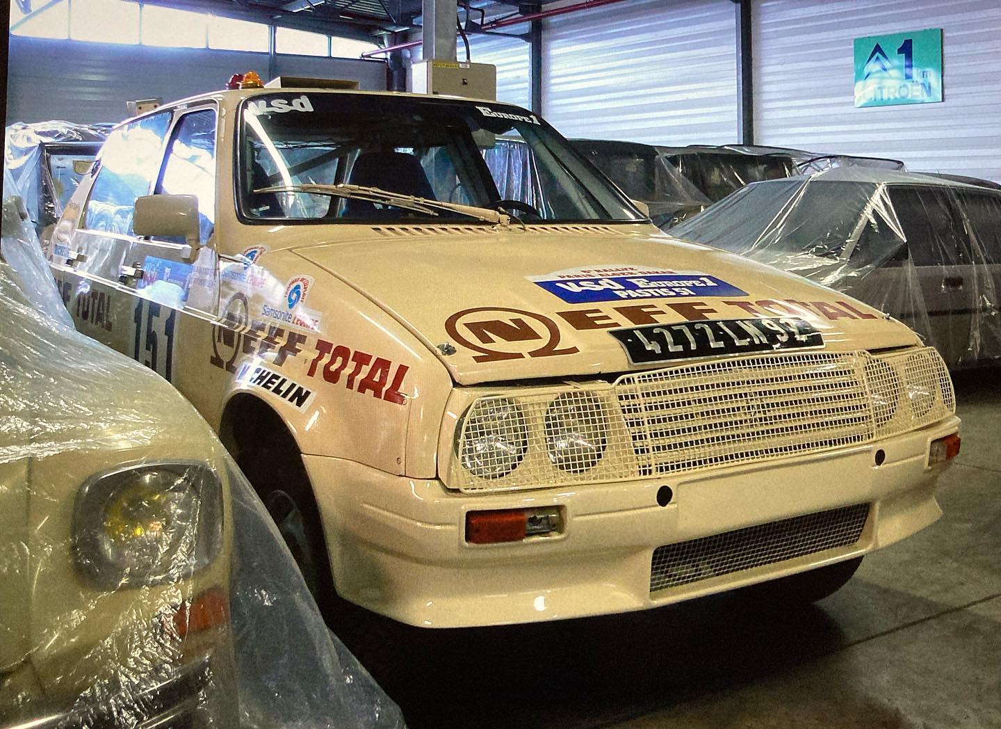 Citroën Visa… In 1984 this Visa drove the Paris-Alger-Dakar rally
