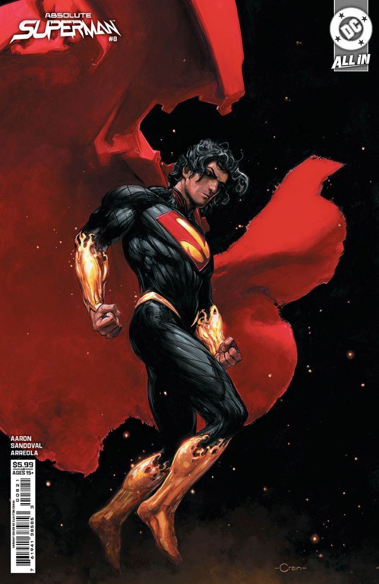 COMIC BOOK: Absolute: Superman # 8 (Cover B Textless Card Stock