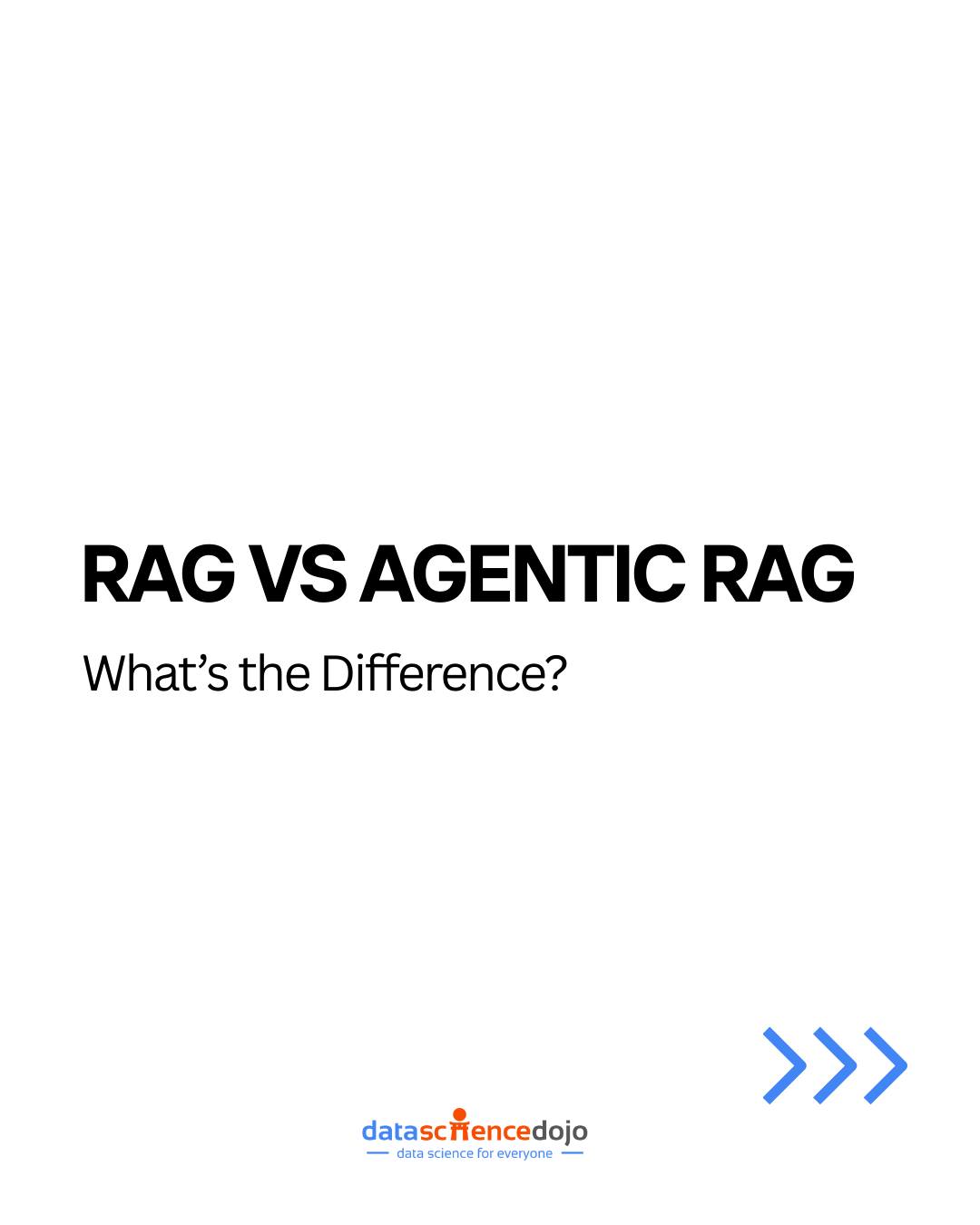 RAG vs Agentic RAG — What’s the... - Data Science Dojo | Facebook