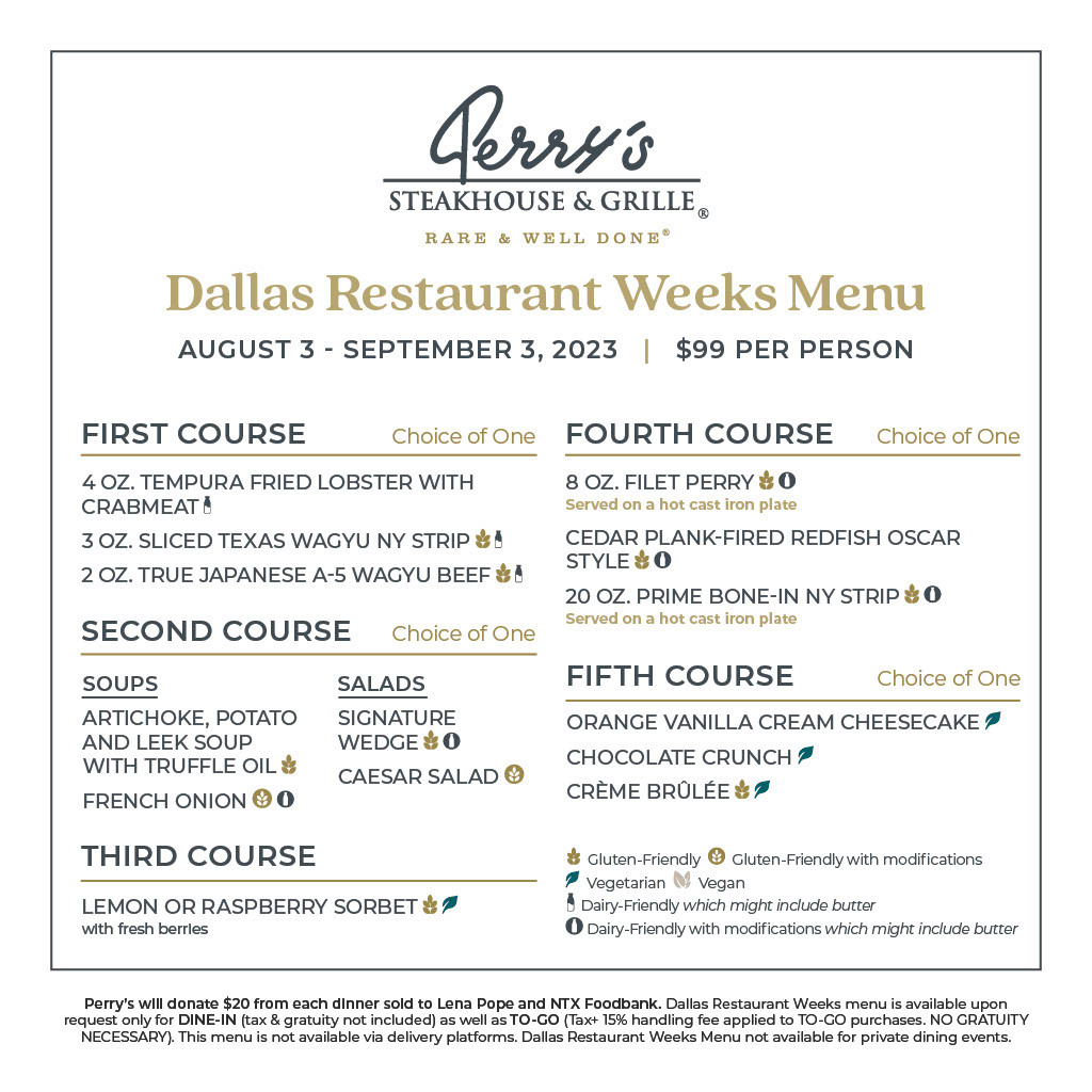 Perry's Steakhouse & Grille - Grapevine | Grapevine TX