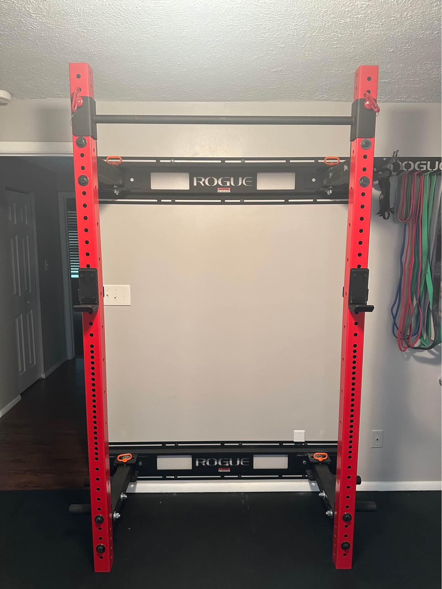 ROGUE RML-3WC FOLD BACK WALL MOUNT RACK - Weight Storage Racks ...