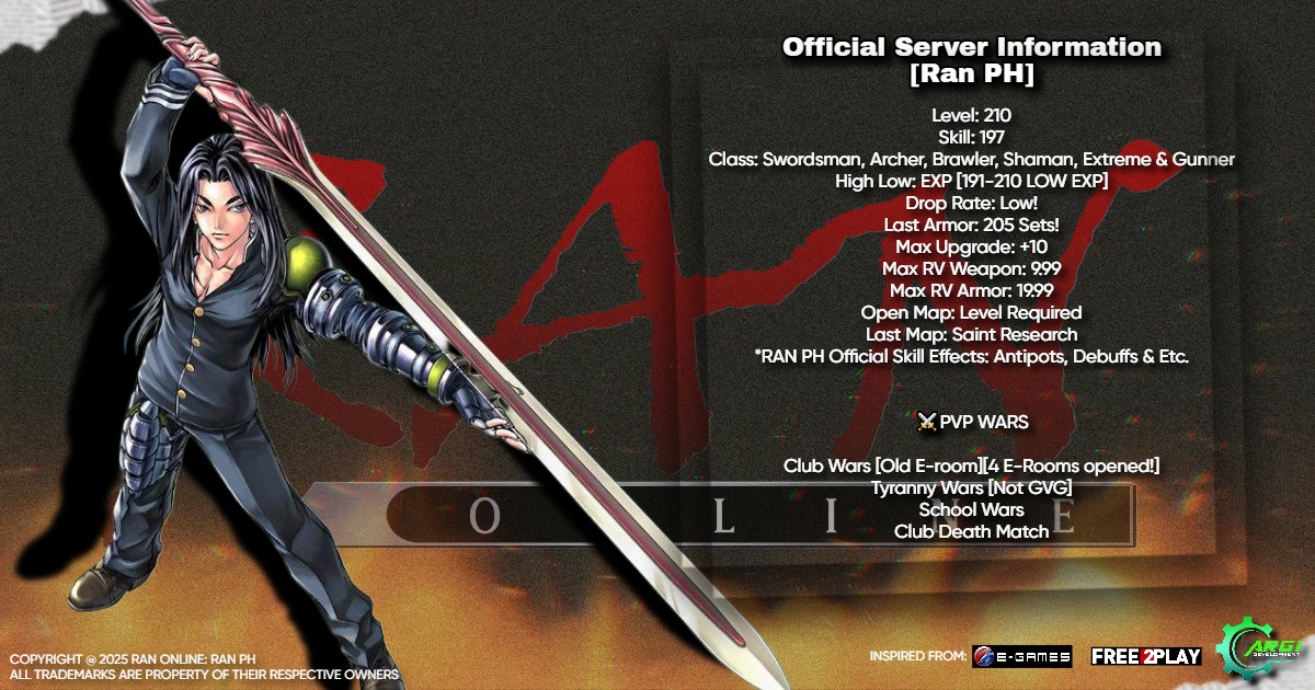 Ran - Official Server Information [Ran PH] A server thats between EP6 ...