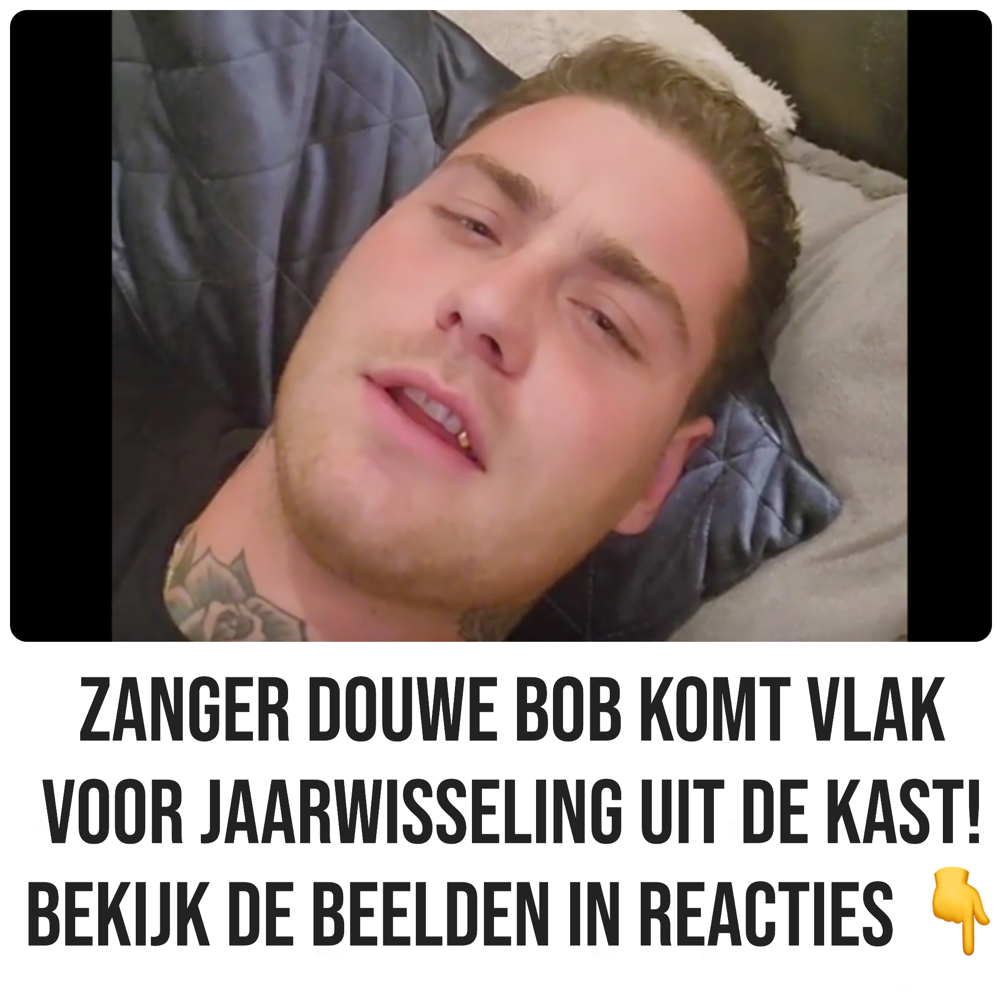 SMLY. - Zanger Douwe Bob komt vlak voor jaarwisseling uit de kast ...
