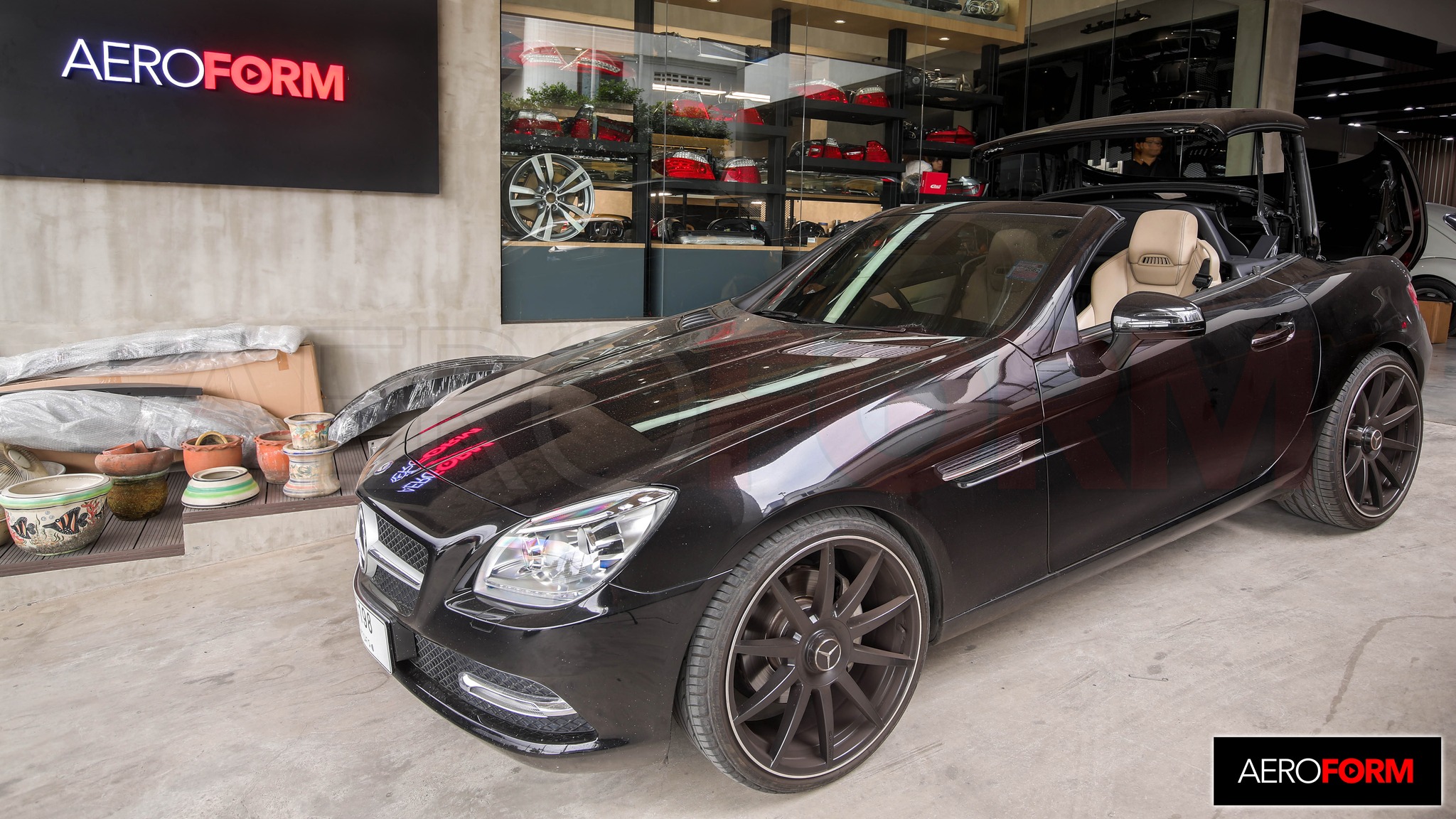 Aeroform Thailand - Mercedes Benz SLK R172 Roadster ติดตั้งระบบ ...