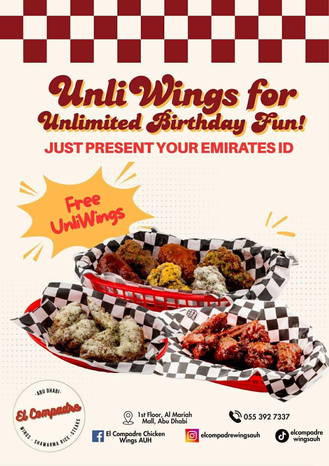 El Compadre Chicken Wings AUH | Abu Dhabi