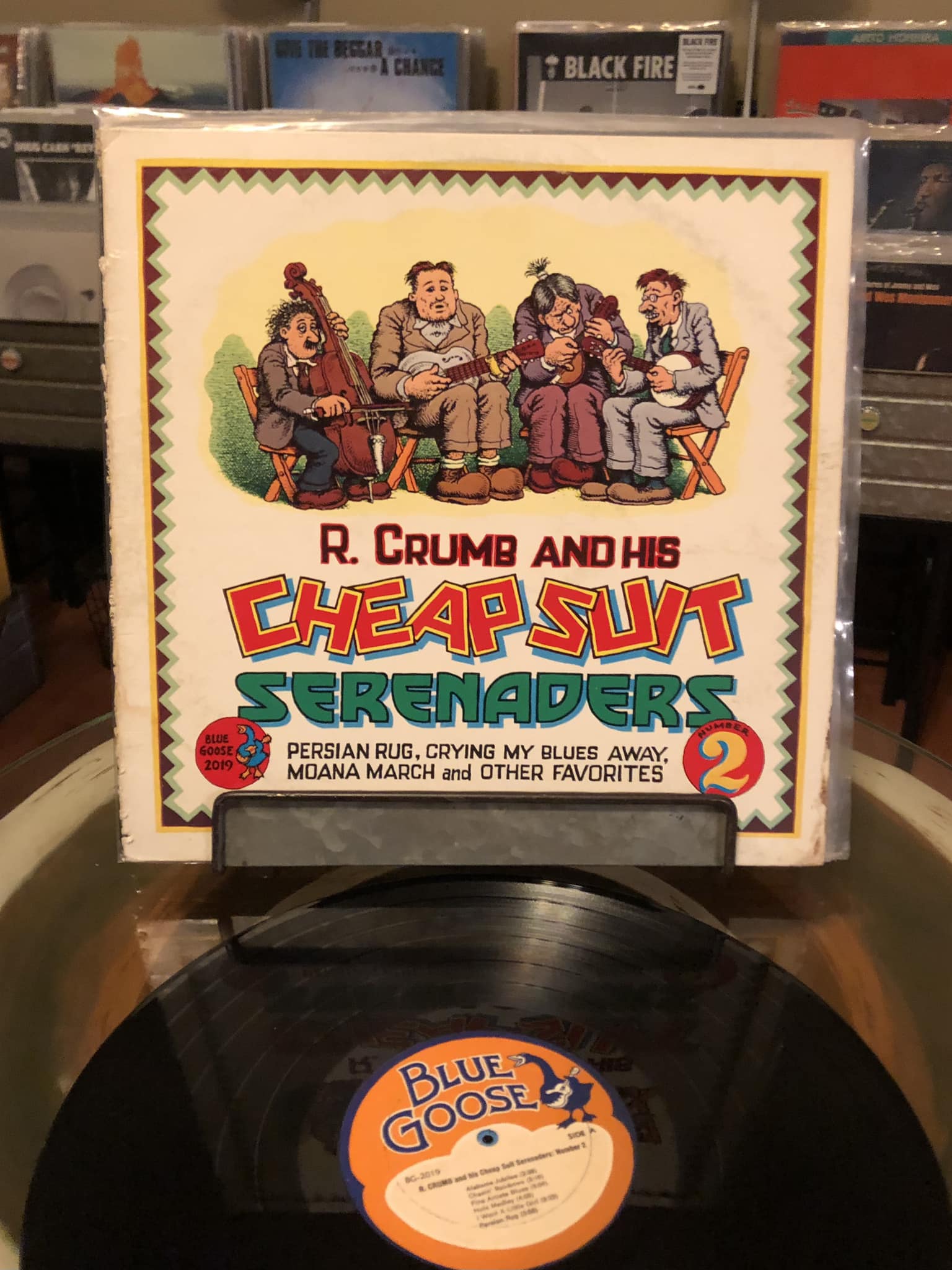 Robert Crumb & His Cheap Suit Serenaders Number 2 Blue Goose 
