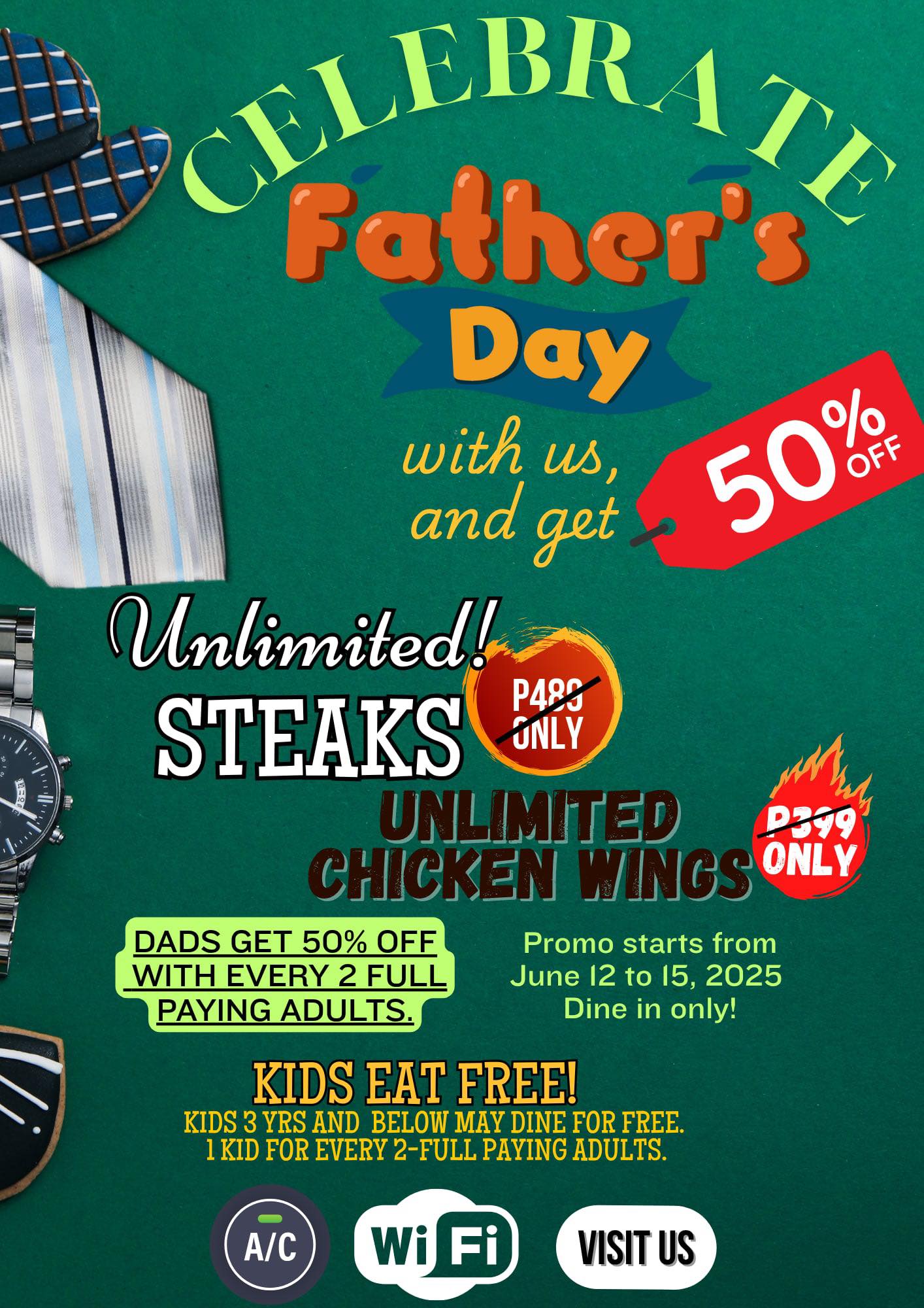 Urban - Happy Father’s Day! ☕️🍗🥩🍺 Sa mga haligi ng tahanan, para sa ...